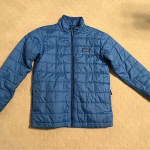 Patagonia Kids Blue Puffer Jacket